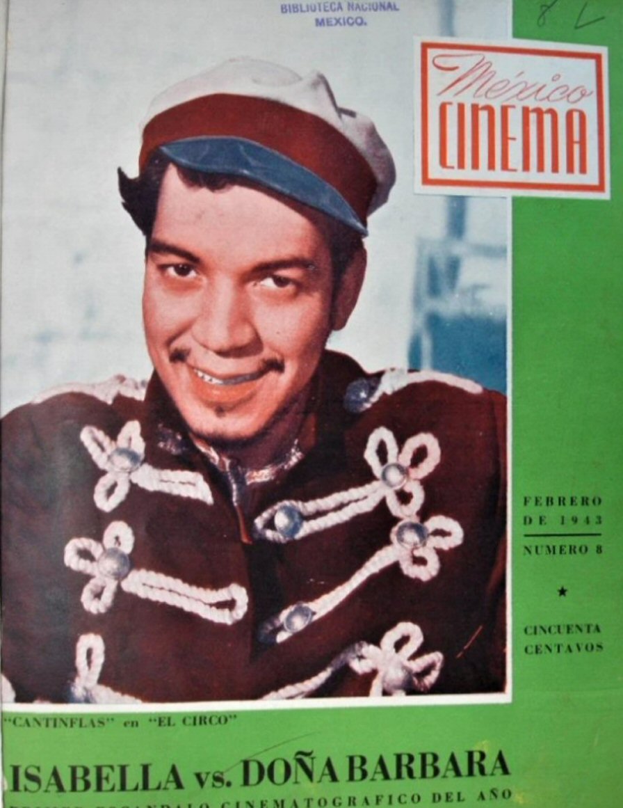 MEXICO CINEMA magazine side cover  February 1943