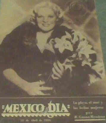 MEXICO AL DIA magazine side cover 15 April 1935