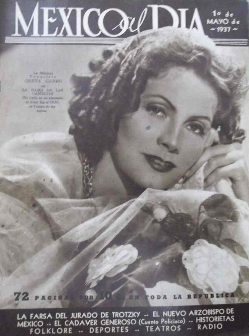 MEXICO AL DIA magazine side cover 1 May 1937