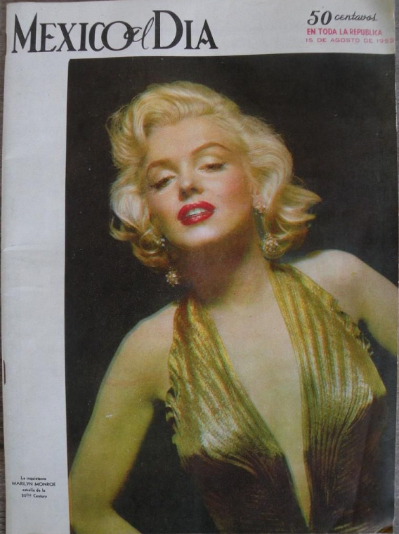 MEXICO AL DIA magazine side cover 15 August 1953