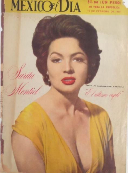MEXICO AL DIA magazine side cover 15 February 1958
