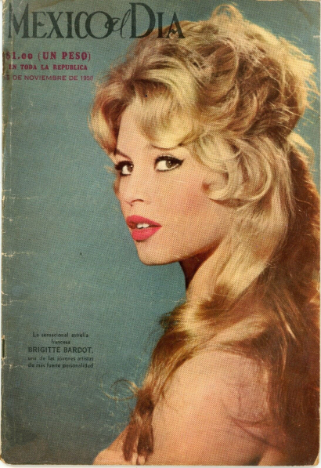MEXICO AL DIA magazine side cover 15 November 1958