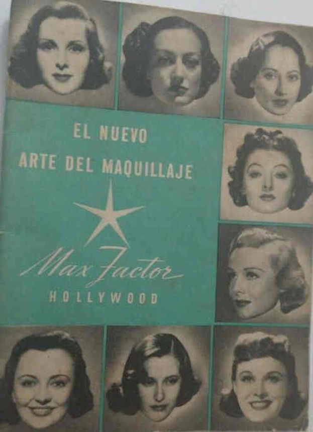MAX FACTOR HOLLYWOOD magazine side cover   1942