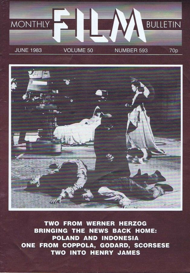 MONTHLY FILM BULLETIN magazine side cover Issue 593 June 1983