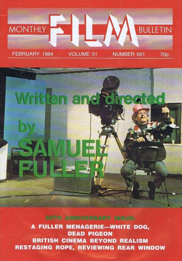 MONTHLY FILM BULLETIN magazine side cover Issue 601 February 1984