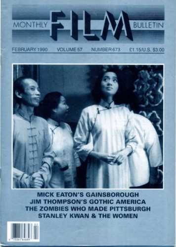 MONTHLY FILM BULLETIN magazine side cover Issue 673 February 1990