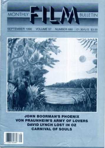 MONTHLY FILM BULLETIN magazine side cover Issue 680 September 1990
