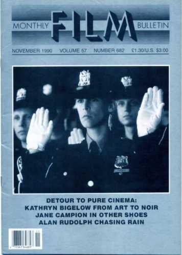 MONTHLY FILM BULLETIN magazine side cover Issue 682 November 1990