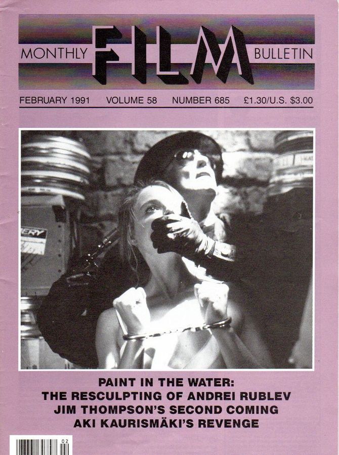 MONTHLY FILM BULLETIN magazine side cover Issue 685 February 1991