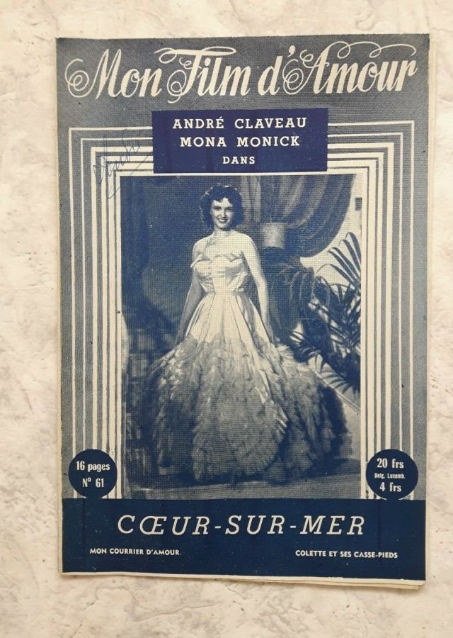 MON FILM D AMOUR magazine side cover Issue 61   