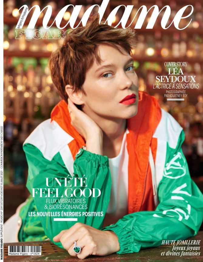 MADAME FIGARO FRANCE magazine side cover Issue 1924 9 July 2021