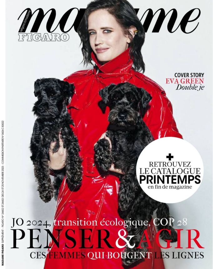 MADAME FIGARO FRANCE magazine side cover 24 November 2023