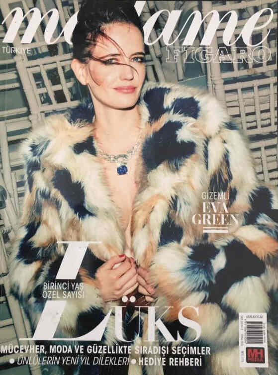 MADAME FIGARO TURKEY magazine side cover  December 2018/ January 2019 