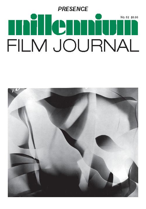 MILLENNIUM FILM JOURNAL magazine side cover Issue 52 Winter 2009