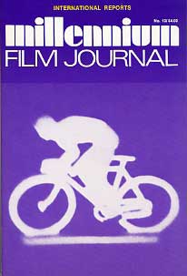 MILLENNIUM FILM JOURNAL magazine side cover Issue 13  1983