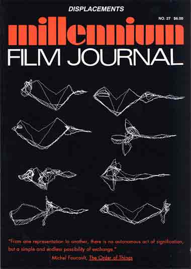 MILLENNIUM FILM JOURNAL magazine side cover Issue 27  1993