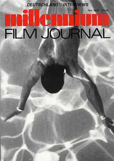 MILLENNIUM FILM JOURNAL magazine side cover Issue 30 /31 1997