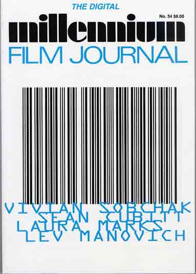 MILLENNIUM FILM JOURNAL magazine side cover Issue 34  1999