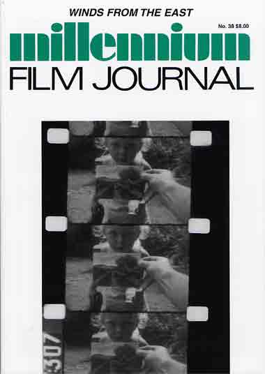 MILLENNIUM FILM JOURNAL magazine side cover Issue 38  2002