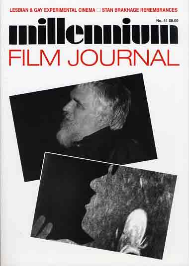 MILLENNIUM FILM JOURNAL magazine side cover Issue 41  2003