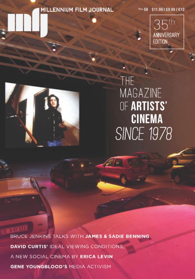 MILLENNIUM FILM JOURNAL magazine side cover Issue 58 Fall 2013