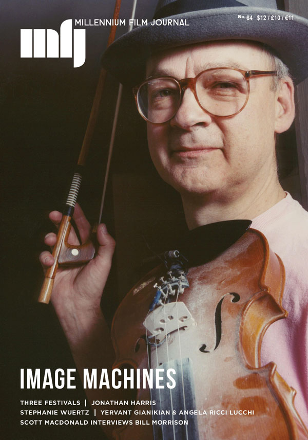 MILLENNIUM FILM JOURNAL magazine side cover Issue 64 Fall 2016