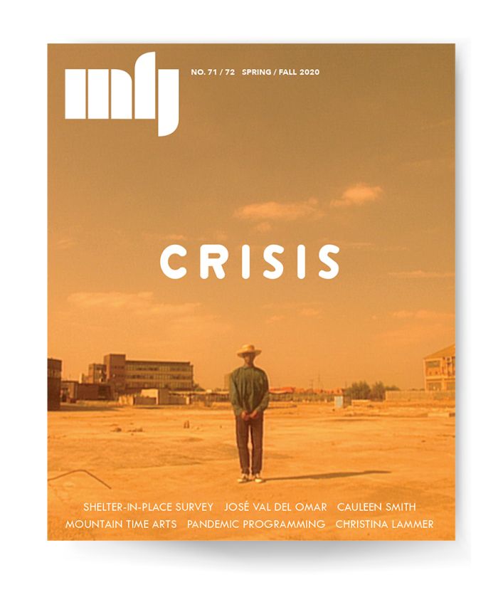 MILLENNIUM FILM JOURNAL magazine side cover Issue 71-2 Spring 2020