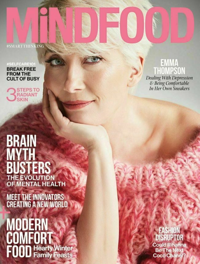 MINDFOOD magazine side cover  August 2019