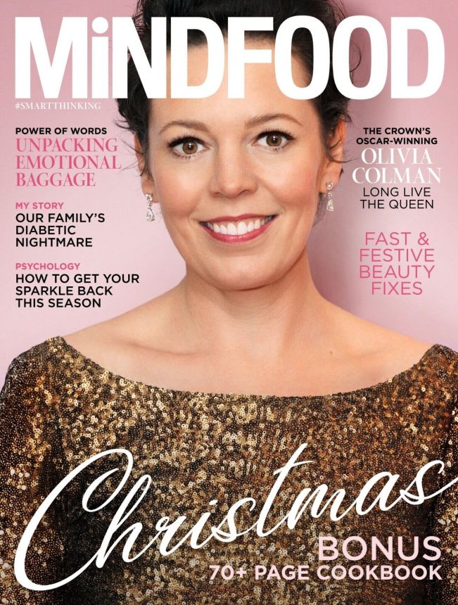 MINDFOOD magazine side cover  December 2019