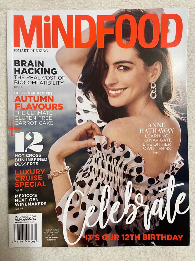 MINDFOOD magazine side cover  April 2020