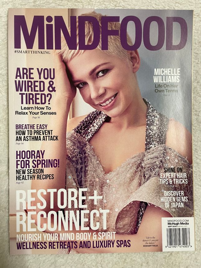 MINDFOOD magazine side cover  September 2020
