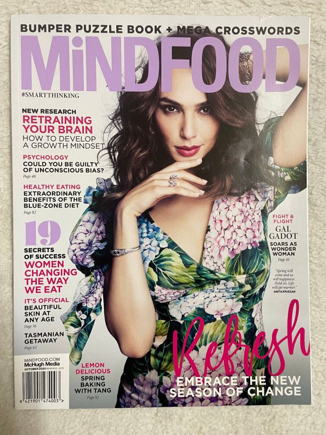 MINDFOOD magazine side cover  October 2020