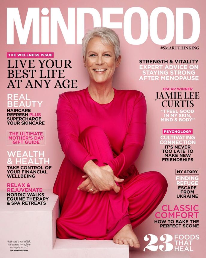 MINDFOOD magazine side cover  May 2023