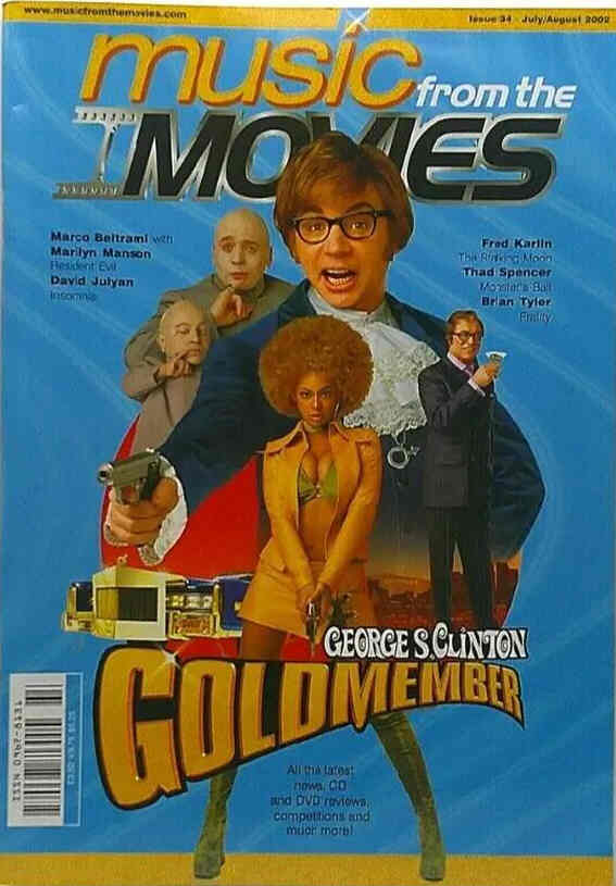 MUSIC FROM THE MOVIES magazine side cover Issue 34  July/August 2002