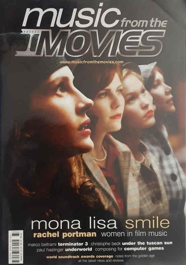 MUSIC FROM THE MOVIES magazine side cover Issue 40   2003