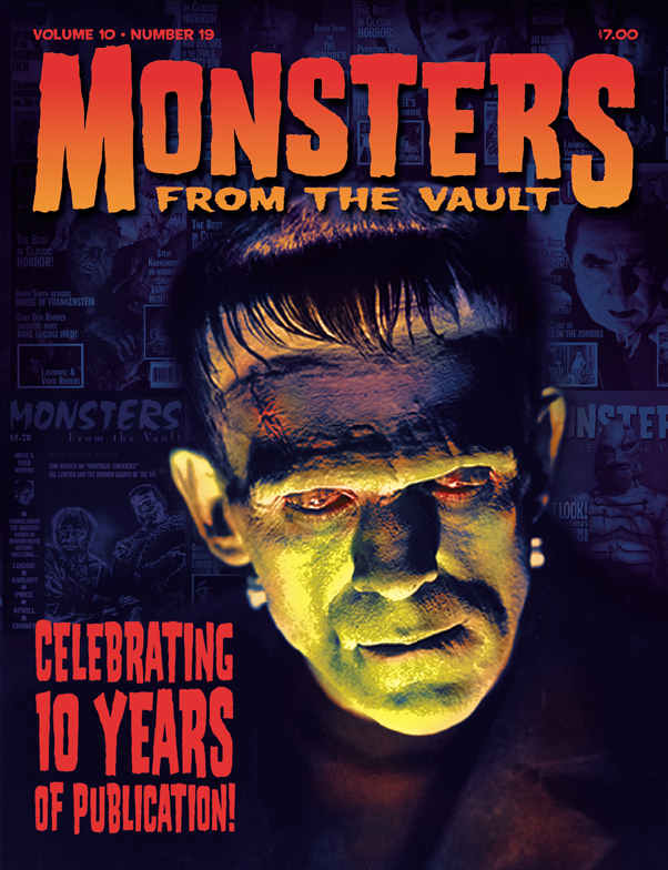 MONSTERS FROM THE VAULT magazine side cover Issue 19  2005