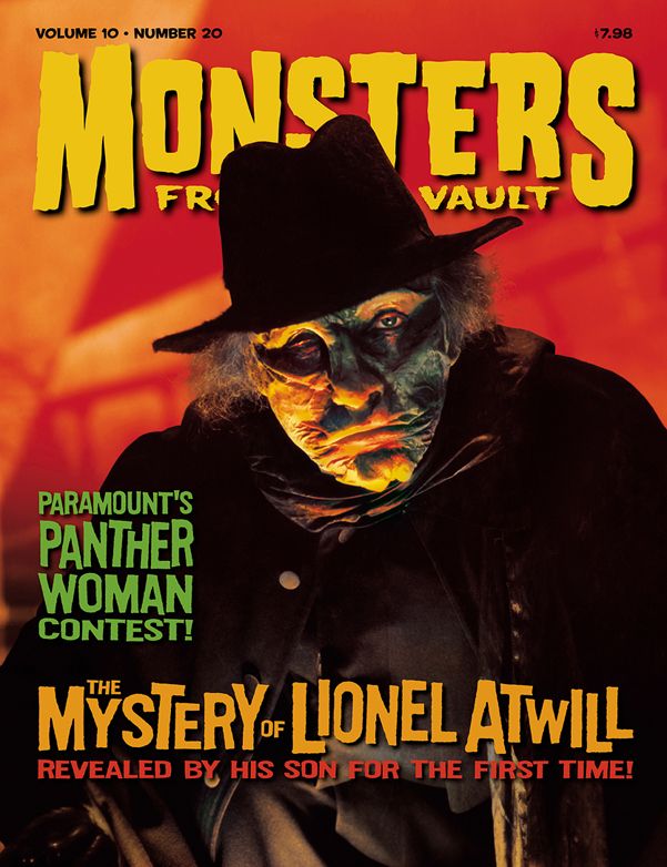MONSTERS FROM THE VAULT magazine side cover Issue 20 Summer 2005