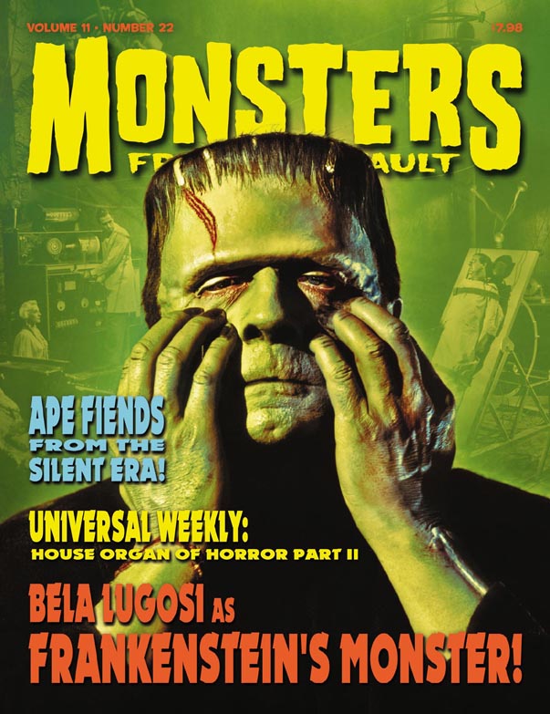 MONSTERS FROM THE VAULT magazine side cover Issue 22 Summer 2006
