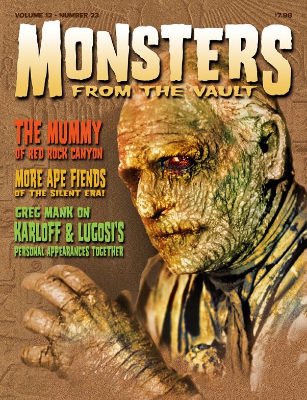 MONSTERS FROM THE VAULT magazine side cover Issue 23  2007