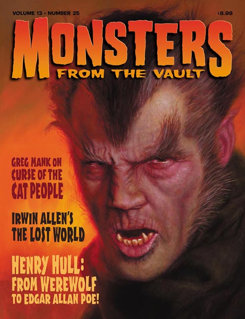 MONSTERS FROM THE VAULT magazine side cover Issue 25 June 2008