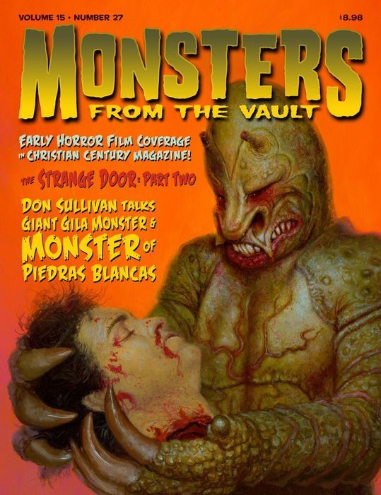 MONSTERS FROM THE VAULT magazine side cover Issue 27 July/August/September 2010