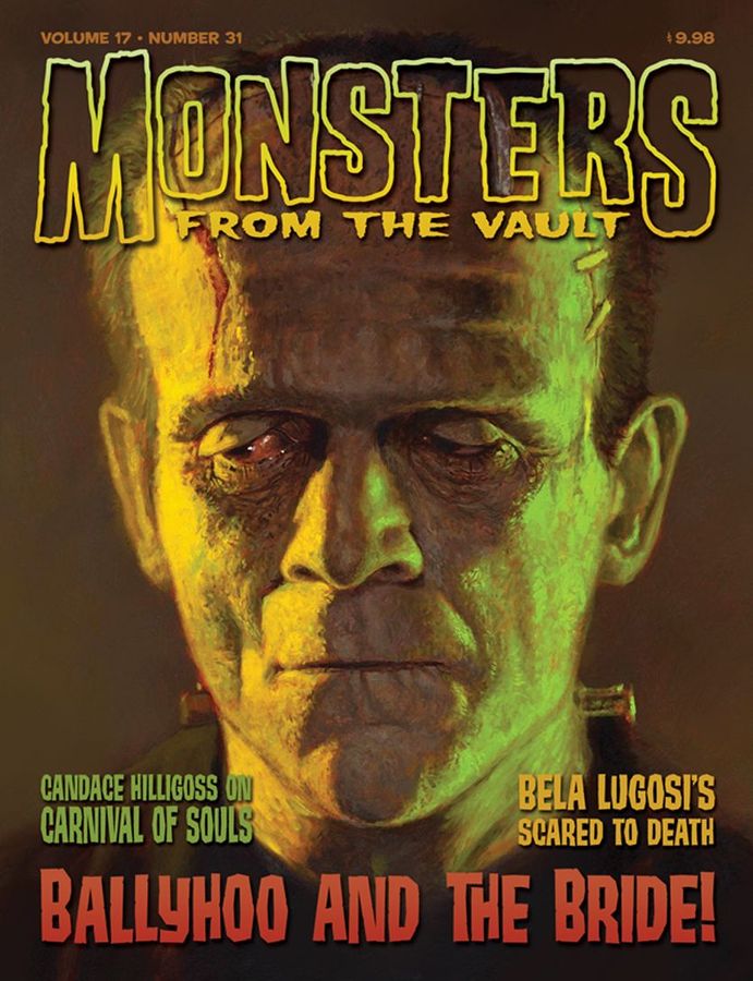 MONSTERS FROM THE VAULT magazine side cover Issue 31 March/April/May 2013