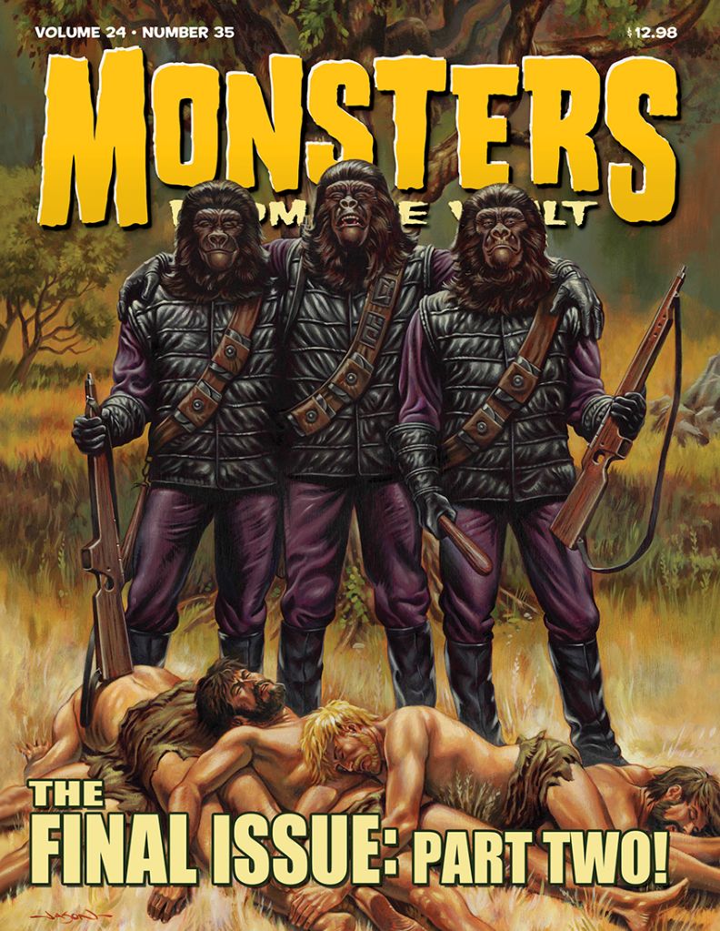 MONSTERS FROM THE VAULT magazine side cover Issue 35   2019