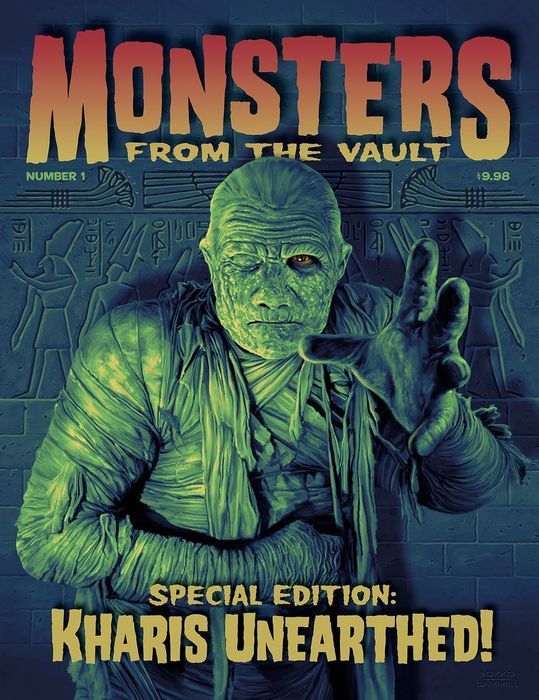 MONSTERS FROM THE VAULT magazine side cover  Special August/September 2009