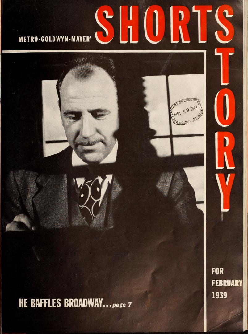 MGM SHORT STORY magazine side cover February 1939
