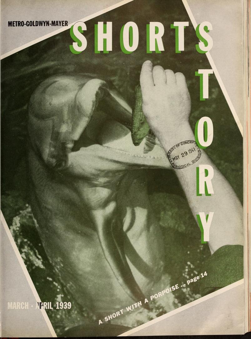 MGM SHORT STORY magazine side cover March/April 1939