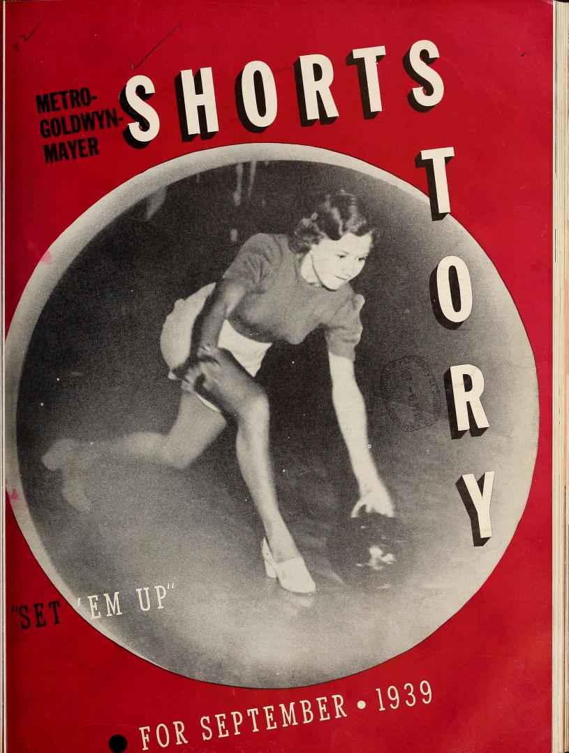 MGM SHORT STORY magazine side cover September 1939