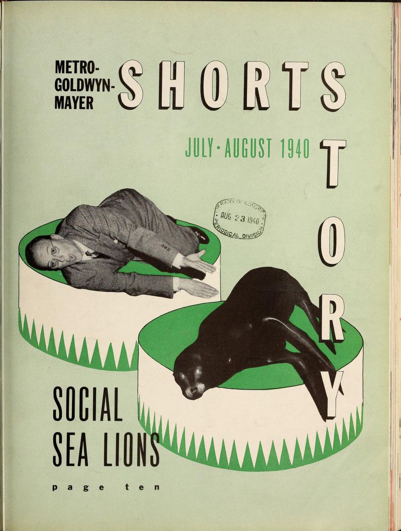 MGM SHORT STORY magazine side cover July/August 1940