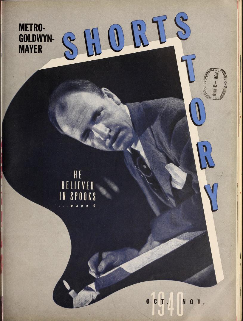 MGM SHORT STORY magazine side cover October/November 1940