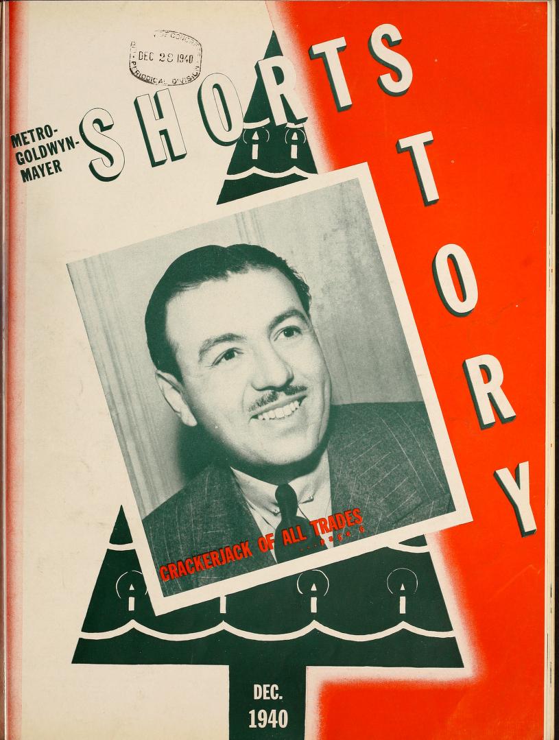 MGM SHORT STORY magazine side cover December 1940